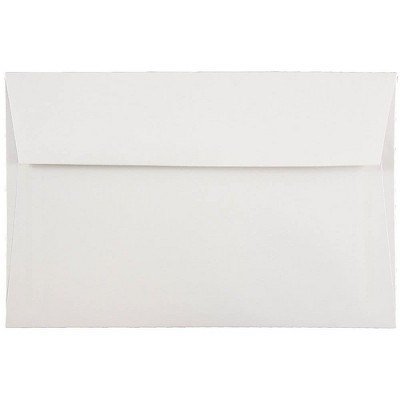 JAM Paper A9 Invitation Envelopes 5.75" x 8.75" White Bulk 500/Box 4023213D