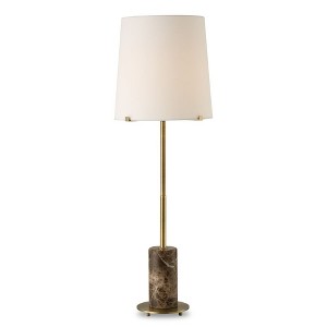 Uttermost Sepia Brown Marble Buffet Lamp - 1 of 4