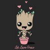 Women's Marvel Groot Let Love Grow T-Shirt - 2 of 4