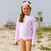 RuffleButts Tankini and Bow Headband Set - 3 of 4