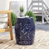 PAGED Modern Round Outdoor Side Table,13.25 inch Iron Patio End Tables for Backyard,Pool, Indoor Companion,Durable and Stable - 2 of 4