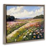Stupell Industries Romance Walkway with Flowers Floating Frame Canvas Art - 2 of 4
