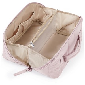Travel Makeup Bag for Women, Portable Water-resistant Cosmetic Case, Puffy Padded Make Up Organizer Pouch - 1 of 4