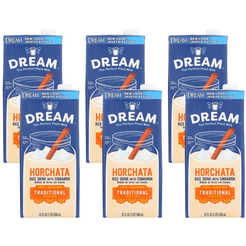 Dream Horchata Rice Drink With Cinnamon - Case of 6/32 oz, 1 of 5
