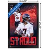 Trends International NFL Houston Texans - C.J. Stroud 24 Framed Wall Poster Prints - 3 of 4