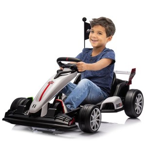 24V 7Ah Battery Ride On Go Kart for Kids Max Load 135lbs, Racing Toy for Kids 6+ Years - 1 of 4