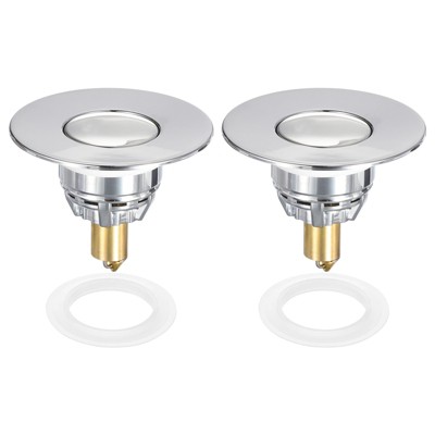 Unique Bargains Stainless Steel Anti-Backflow Kitchen with Protective Cover Drain Stoppers
