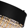 CWI Lighting Medina 15 Light Drum Shade Chandelier With Black Finish - 3 of 4