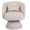 CAVINAS 360° Swivel Barrel Chair,Accent Chair with Hidden Rotation Mechanism for Living Room,Bedroom - 2 of 4