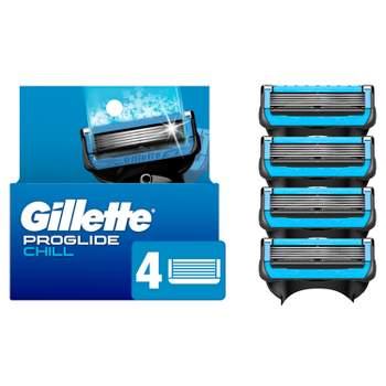 Gillette ProGlide Chill Razor Refills for Men - 4 Blade Refills