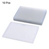 Unique Bargains Plastic Horizontal Style ID Card Name Tag Business Badge Holder Case Clear 10pcs - 2 of 4