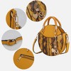 MKF Collection Camille vegan Leather Crossbody by Mia k - Brown - 4 of 4