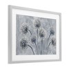Stupell Industries Blue Onion Flowers Framed Print Under Glass, Gray, 23" x 17" - 2 of 4