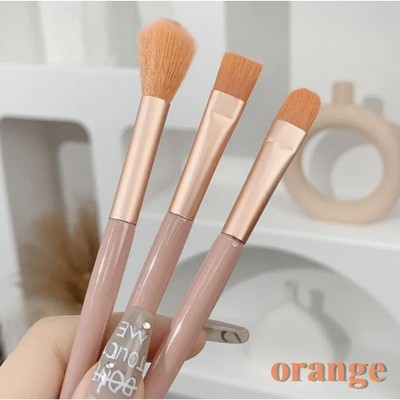 Wikineon Premium Makeup Brush Three Piece Set - Soft Synthetic Bristles for Foundation, Powder & Blush, Professional-Grade Tools