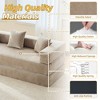 Chenille Folding Sofa Bed with Removable Cover & Pillows - 4 of 4