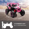 24V Ride on Toys for Big Kids, 2 Seater Ride on Cars with Remote Control, Ride on Truck w/ 4-Wheeler Suspension, 3 Speeds, Led Lights - 2 of 4
