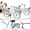 RISOKEYS Women's Beach Bike - 26"Inch Steel Frame Single Speed Bicycles,Wide Wheels for Stability,Rear Coaster Brakes - 2 of 4