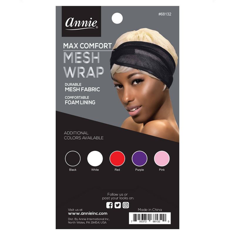 Annie International Deluxe Mesh Wrap - Black, 4 of 6