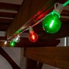 Novelty Lights 25 Feet G40 LED Patio String Light Set with 25 Bulbs, Weather Resistant Shatterproof Replaceable Globe Bulbs, White Wire - 3 of 4