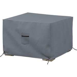 Covers&All Square Ottoman Cover, 12 oz Waterproof & UV-resistant - 1 of 4