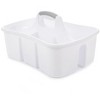 Home Mart Goods White Large Multipurpose Organizer Caddy With 4 Compartments - 17"x13"x9" - 4 of 4