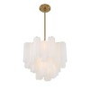 Crystorama Lighting Addis 4 - Light Chandelier in  Aged Brass - 4 of 4