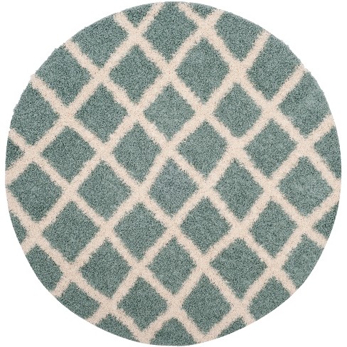 Kate Aurora Ultra Absorbent Oversized Plush Shaggy Bath Rug - 20 In. X 30  In. - Seafoam Green