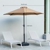 Kumasinova 9ft Patio Umbrella with Crank,Outdoor Umbrella with Waterproof&UV Protection,Beach Umbrella with Aluminum Pole for Garden,Poolside - 2 of 4