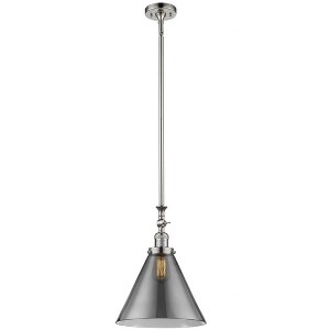 Cone - 1 Light Stem Hung Tiltable Mini Pendant In Industrial Style-18 Inches Tall and 12 Inches Wide - 1 of 1