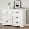 5-Drawer Wooden Dresser, 44" Tall Farmhouse Modern Storage Cabinet, Large Chest of Drawer Organizers, for Living Room, Bedroom, Entryway - 3 of 4