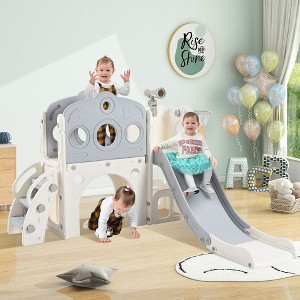 Infant Indoor Slide Set Independent Spaceship Set With Slide, Children'S Slide Toys, Suitable For Family Kindergarten Babies - 1 of 4