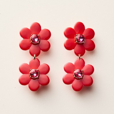 Floral Linear Earrings - kate spade new york x Target Red