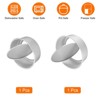 Unique Bargains Aluminum Alloy Nonstick Coating Removable Bottom Durable Round Cake Pan 1 Set - 3 of 4