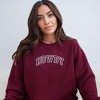 Simply Sage Market Women's Graphic Sweatshirt Embroidered Howdy Varsity Outline - 2 of 3