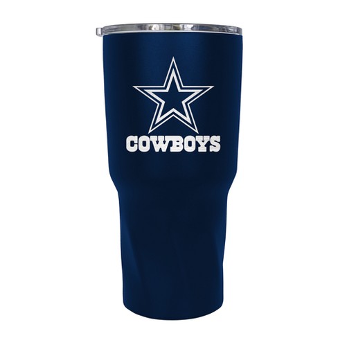 Blue Dallas Cowboys 24oz. Powder Coated Draft Travel Mug