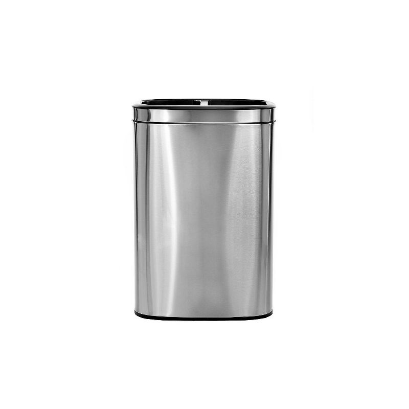 Alpine Industries Stainless Steel Commercial Indoor Trash Can 10.5 Gallon Open Top Dual Compartment, 5 of 10