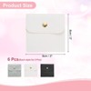 Unique Bargains PU Leather Soft Mini Jewelry Storage Pouches 6 Pcs - 2 of 4