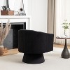 SEYNAR Mid Century Modern Velvet 360 Degree Swivel Accent Chair - 3 of 4