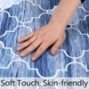 Large Living Room Rug 9x12 Modern Geometric Print Area Rug Washable Stain Resistant Indoor Carpet With Non-Slip Backing Soft Carpet For Nursery - 4 of 4