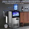 Hooure 15 inch Wide Commercial Ice Maker Machine, 110LBS/24H with 35LBS Storage Bin - 2 of 4