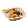 Smarty Had A Party 3" Square Palm Leaf Eco Friendly Mini Bowls - 100 pcs - 2 of 4