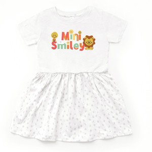 The Juniper Shop Mini Smiley Icons Lion Toddler Dress - 1 of 4