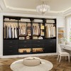 Aheaplus 48" Closet System with 5 Wood Drawers - 2 of 4