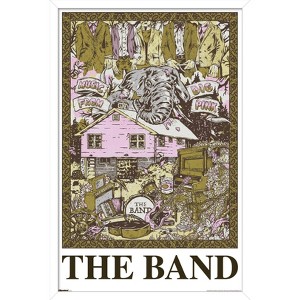 Trends International The Band - The Music From Big Pink Framed Wall Poster Prints - 1 of 4
