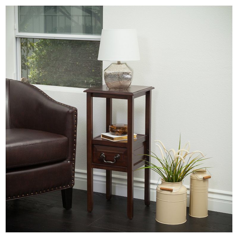 Rivera Acacia Wood Accent Table - Christopher Knight Home, 3 of 8