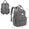 RUVALINO Large Diaper Bag Backpack, Multifunction Travel Maternity Baby Changing Bags - 4 of 4