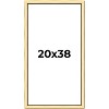 PosterPalooza | Simple Gold Picture Frame - UV Acrylic, Foam Board Backing, Hanging Hardware - 2 of 4