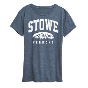 Women's - Instant Message - Stowe Vermont Short Sleeve Graphic T-Shirt - 1 of 4