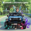 24V Electric Truck with Parent Remote Control, Spring Suspension, 2 Speeds, LED Headlight & Music Player, Kids Electric Vehicle for Aged 3-8 Years - 4 of 4