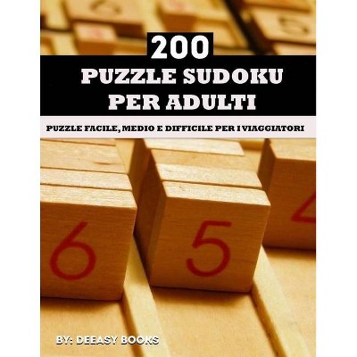 Sudoku puzzle per adulti - by  Deeasy Books (Paperback)